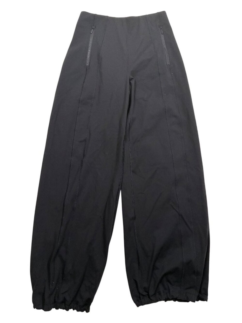 Lululemon Define High-Rise Wide-Leg Pants Black Size S Adjustable Hem